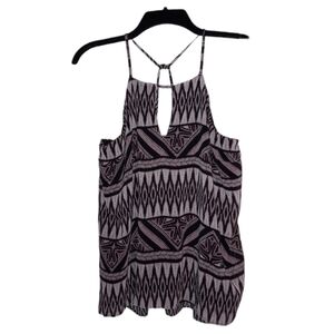 Charlotte Russe tribal printed tank top